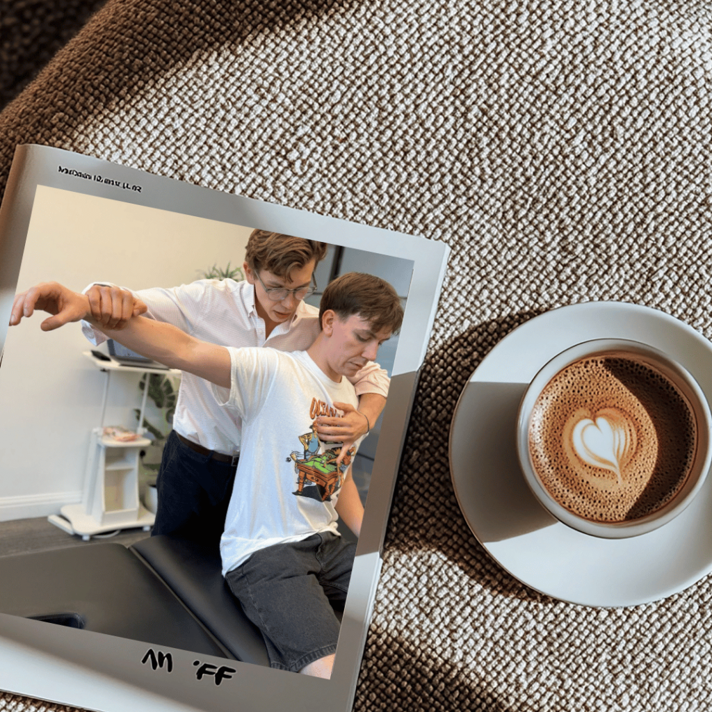 Chiropractor Job London, vacancies at Bromley and Chislehurst Chiropractic with a chiropractor in bromley using muscle testing to test a patient!